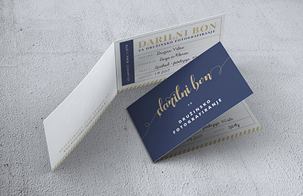 darilni bon družinsko fotografiranje